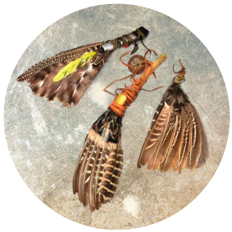 shamanic art smudge by Muriel Laradi